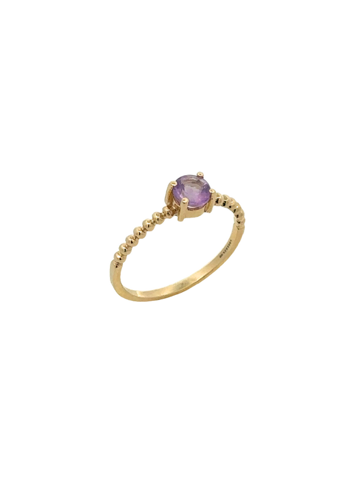 Anillo Amatista Oro 10K