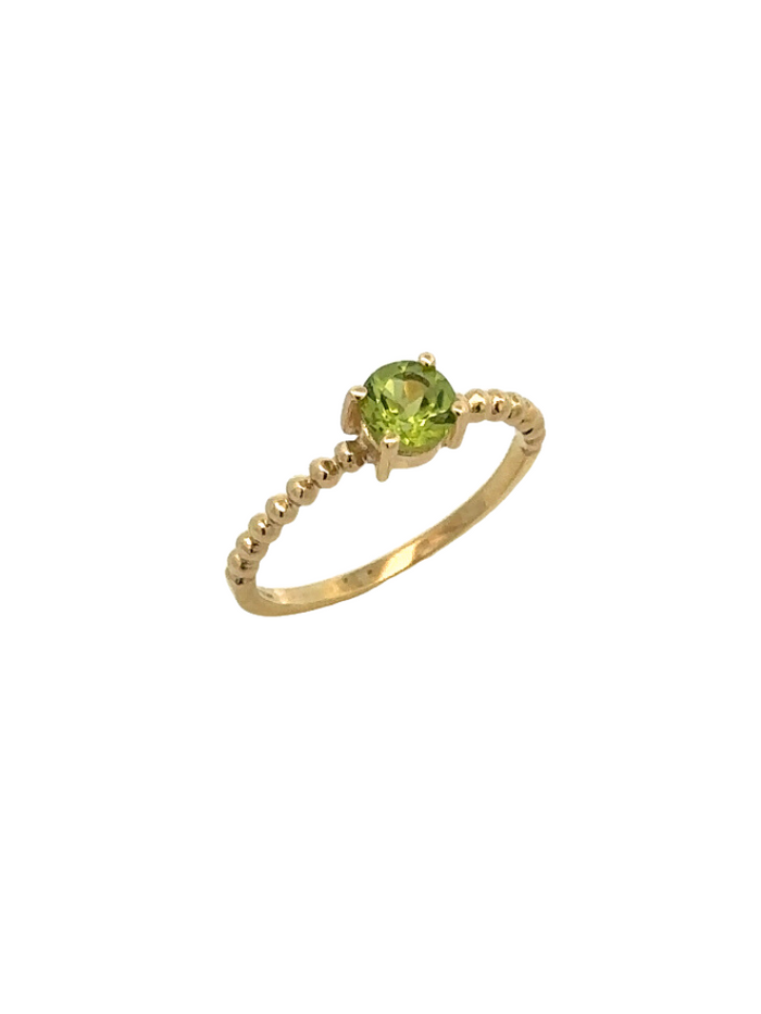 Anillo Peridoto Oro 10K