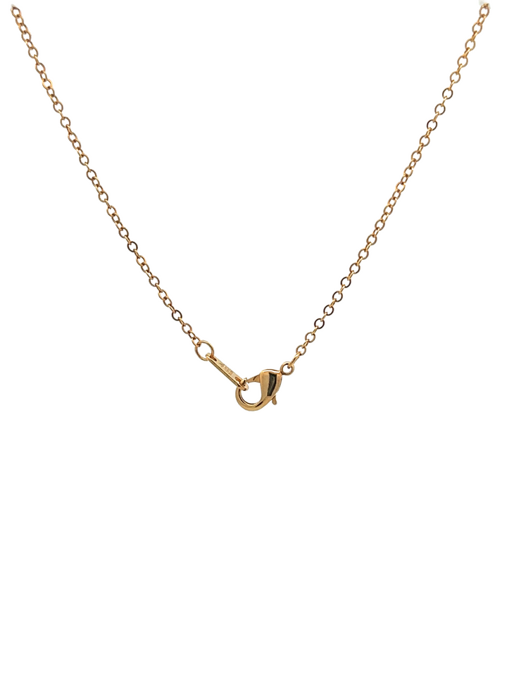 Collar Dorado Tres Circulos Entrelazados