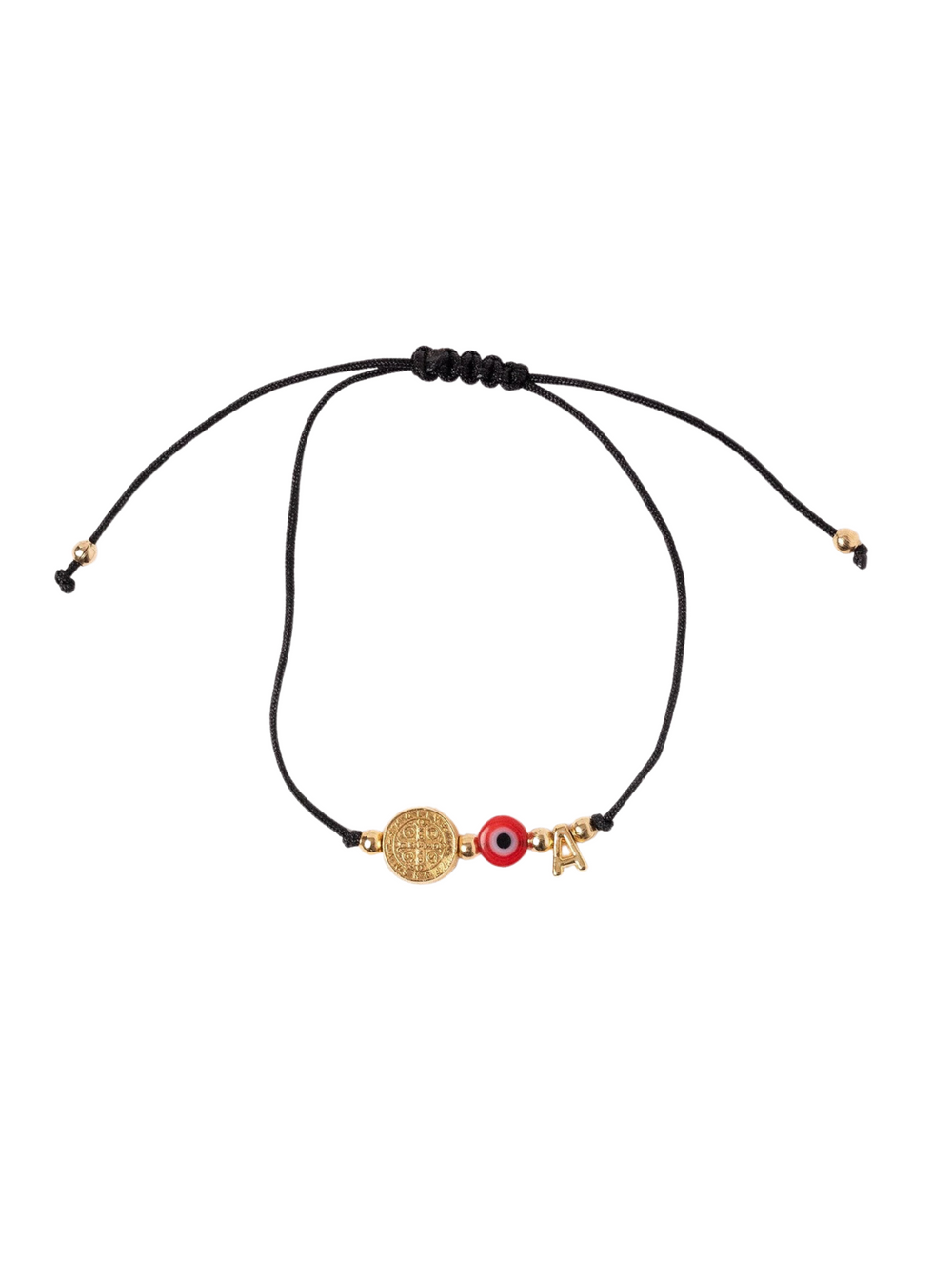 Personaliza Tu Pulsera Inicial San Benito y Ojito