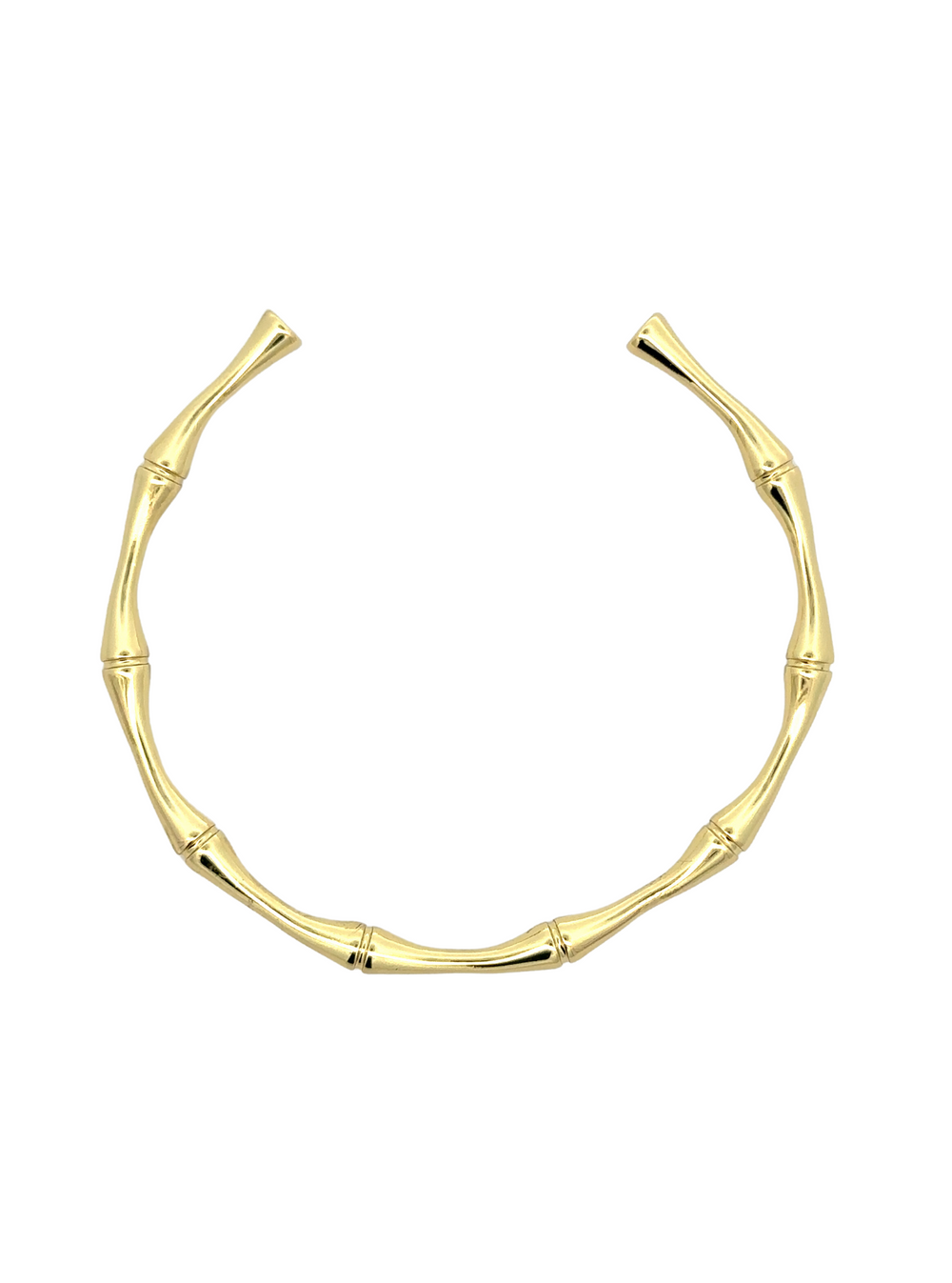 Brazalete Dorado Bambú