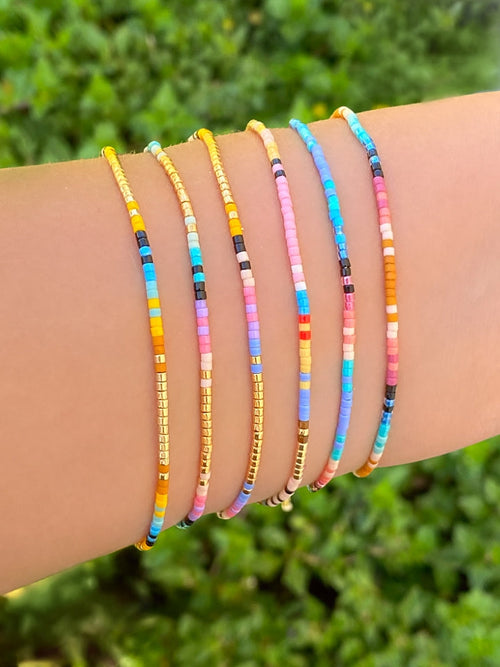 Pulsera Mini Chaquiras Colores