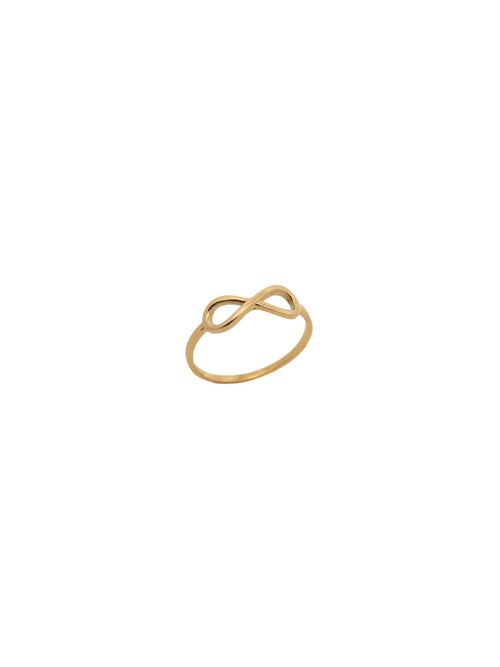 Anillo Con Infinito Oro 10K