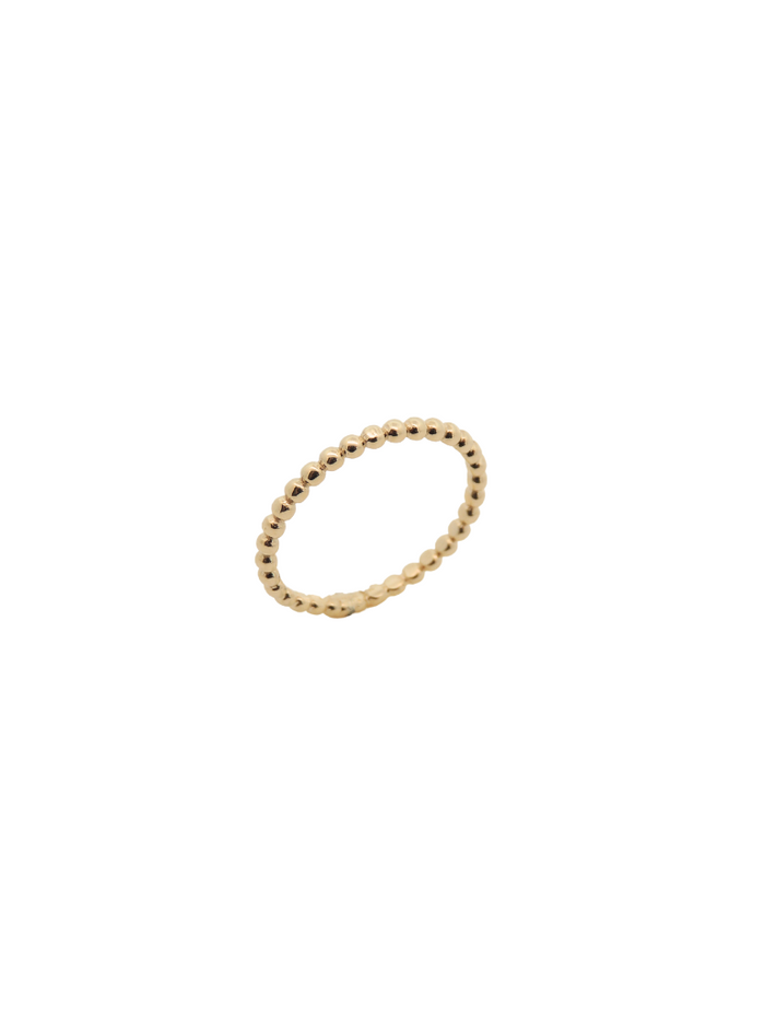 Anillo Bolitas Oro 10k