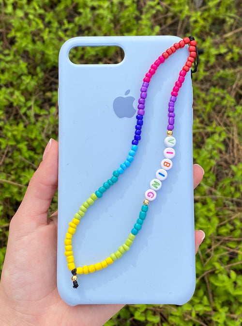 Personaliza tu Cadena para Celular Rainbow