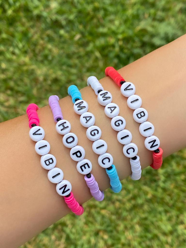 Personaliza Tu Pulsera Letra
