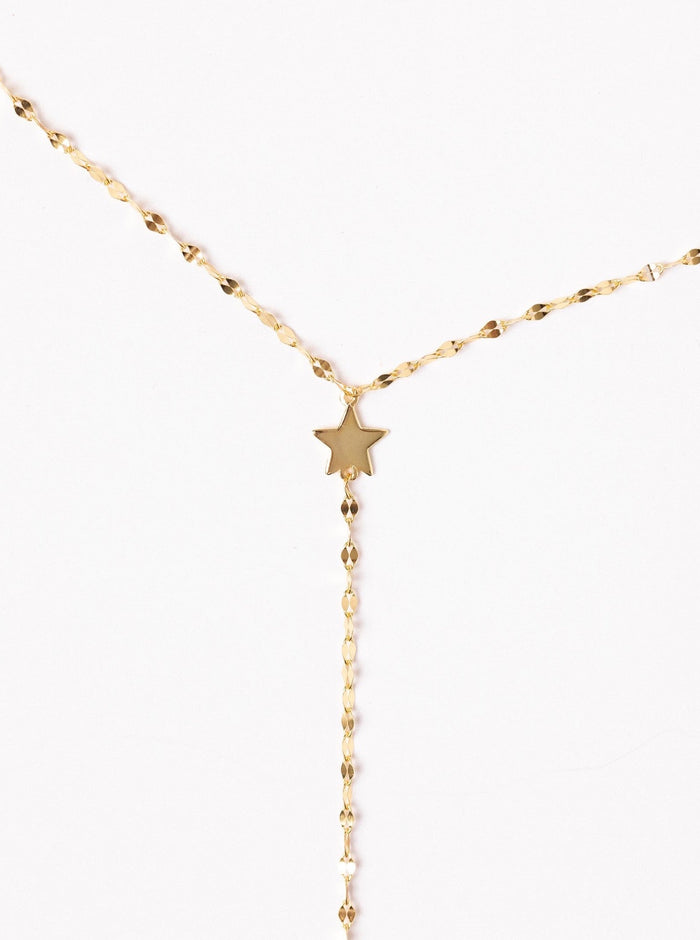 Collar Corbatin Largo Estrellas