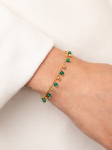 Pulsera Bolitas Verdes