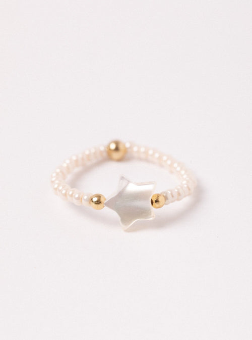 Anillo Estrella Perla