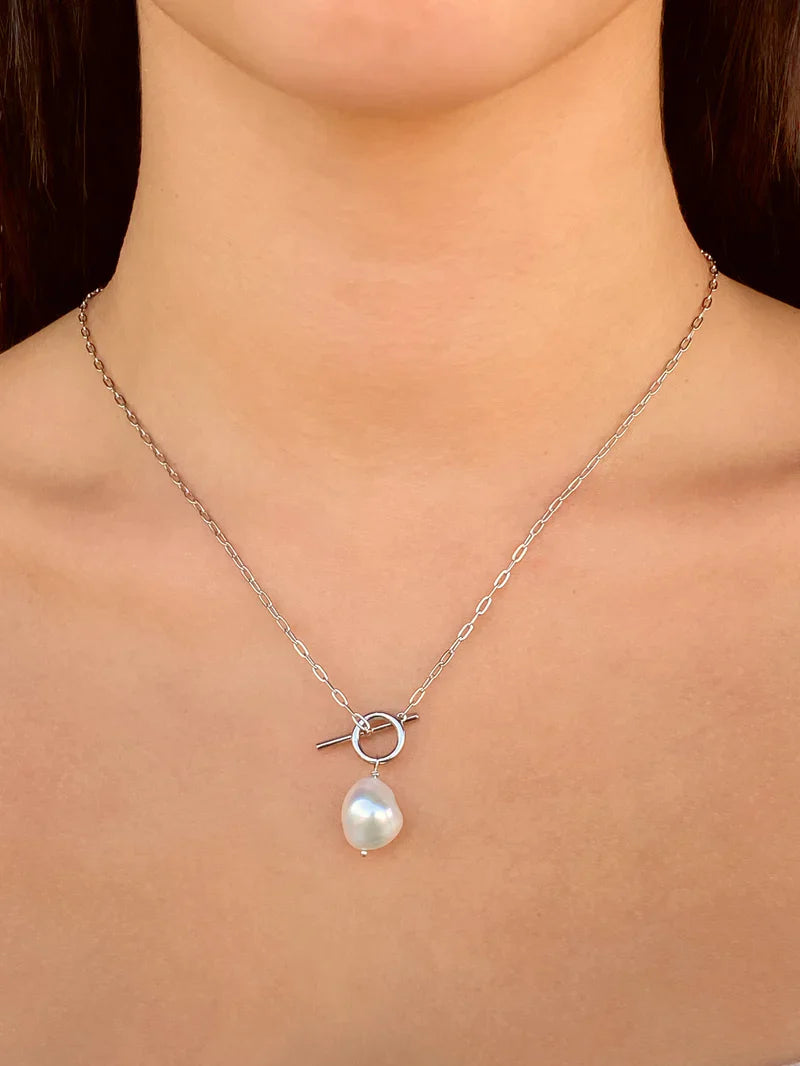Collar Broche de Perla