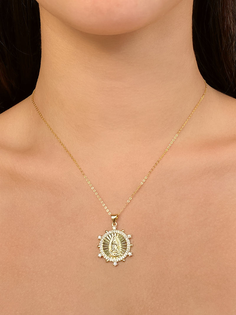 Collar Medalla Virgen