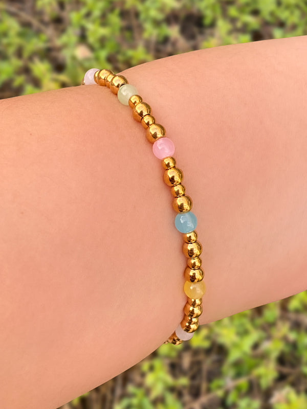 Pulsera Bolitas Rainbow