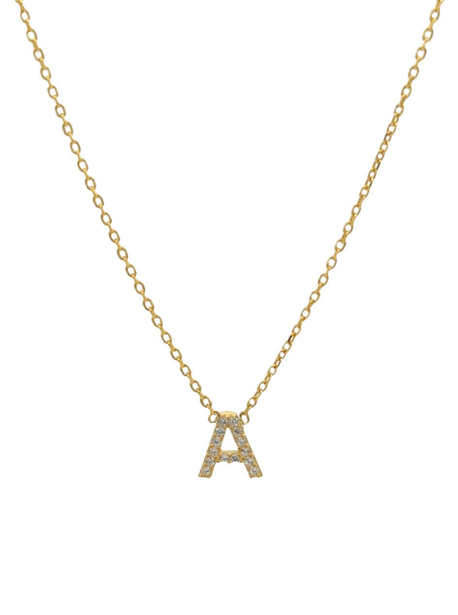 Collar Inicial Dorado