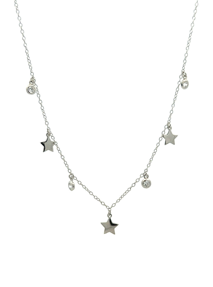 Collar Estrellas y Zirconias