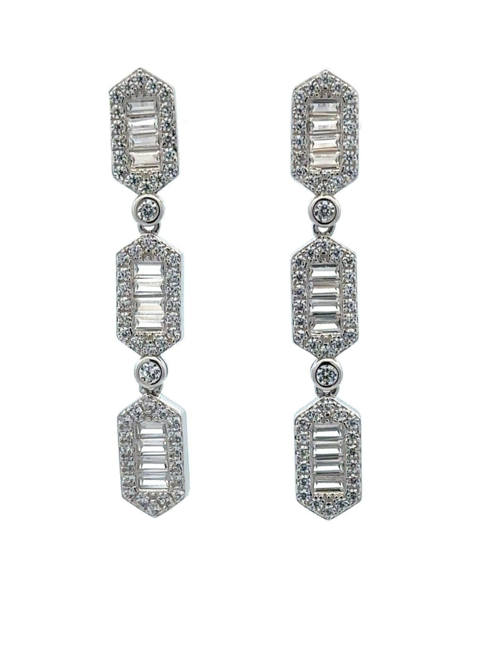 Par Arete Tira Baguettes