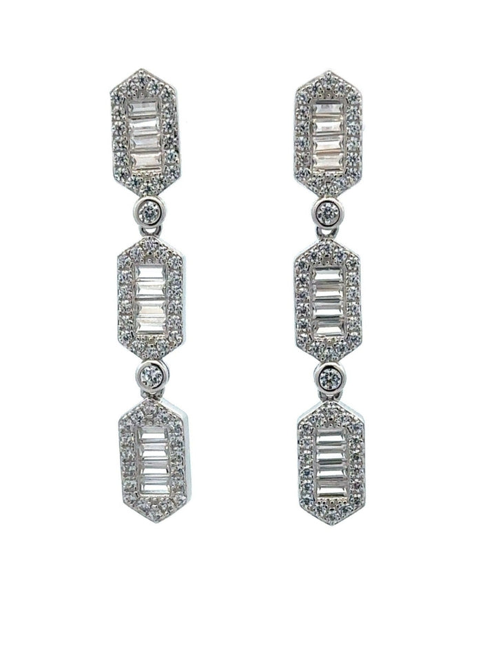 Par Arete Tira Baguettes