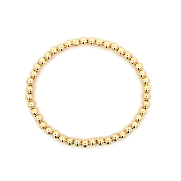 Pulsera Bolitas 4mm Gold Filled