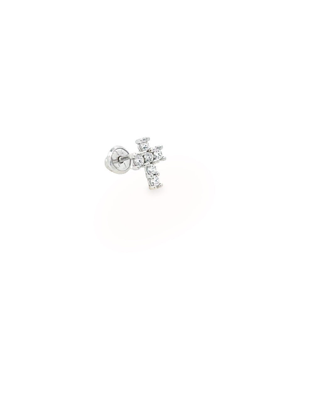 Broquel Oro Blanco 14k