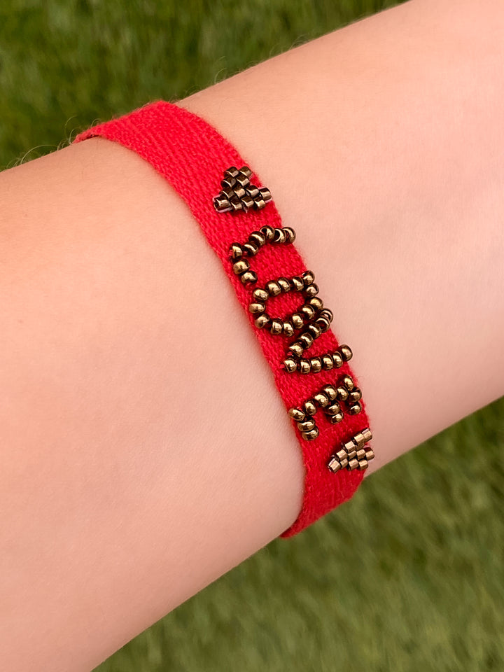 Pulsera Roja Love