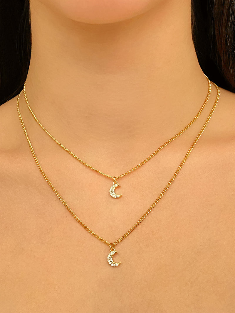 Collar Dorado Luna