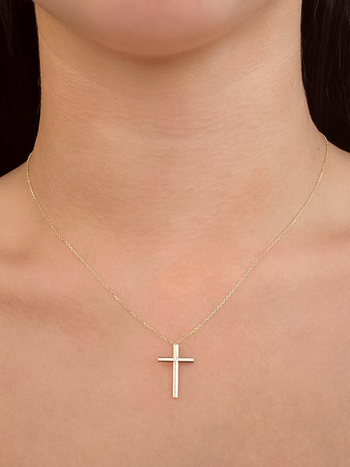 Collar Cruz Oro 14k