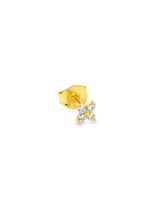Arete Flor Zirconias de Color
