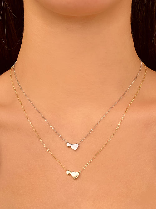 Collar Doble Corazon