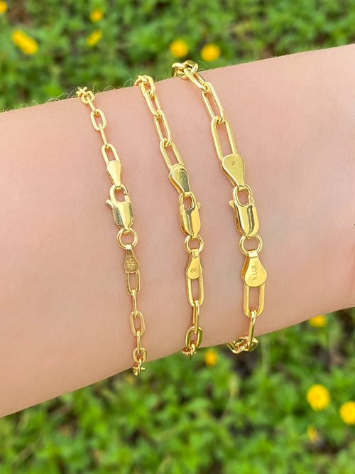 Pulsera Eslabon Dorado