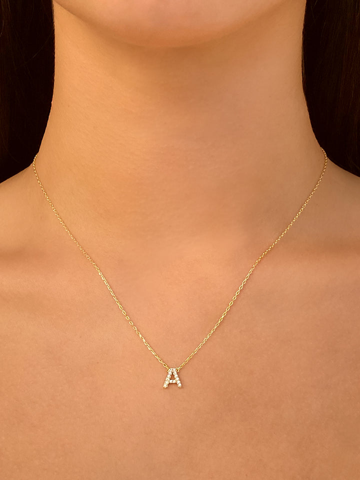 Collar Inicial Dorado