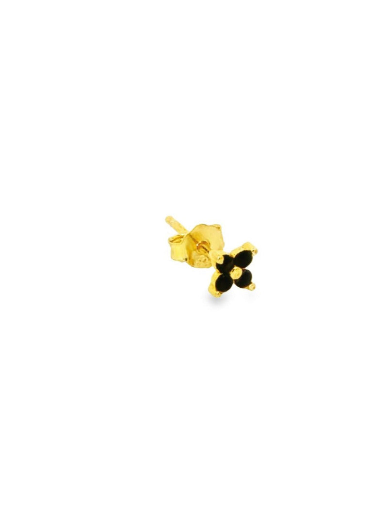 Arete Flor Zirconias de Color