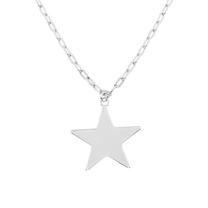 Collar Eslabon con Estrella Grande