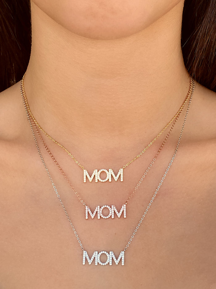 Collar MOM con Zirconias