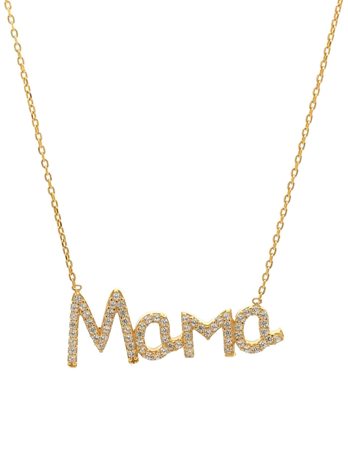 Collar Mama Con Zirconias