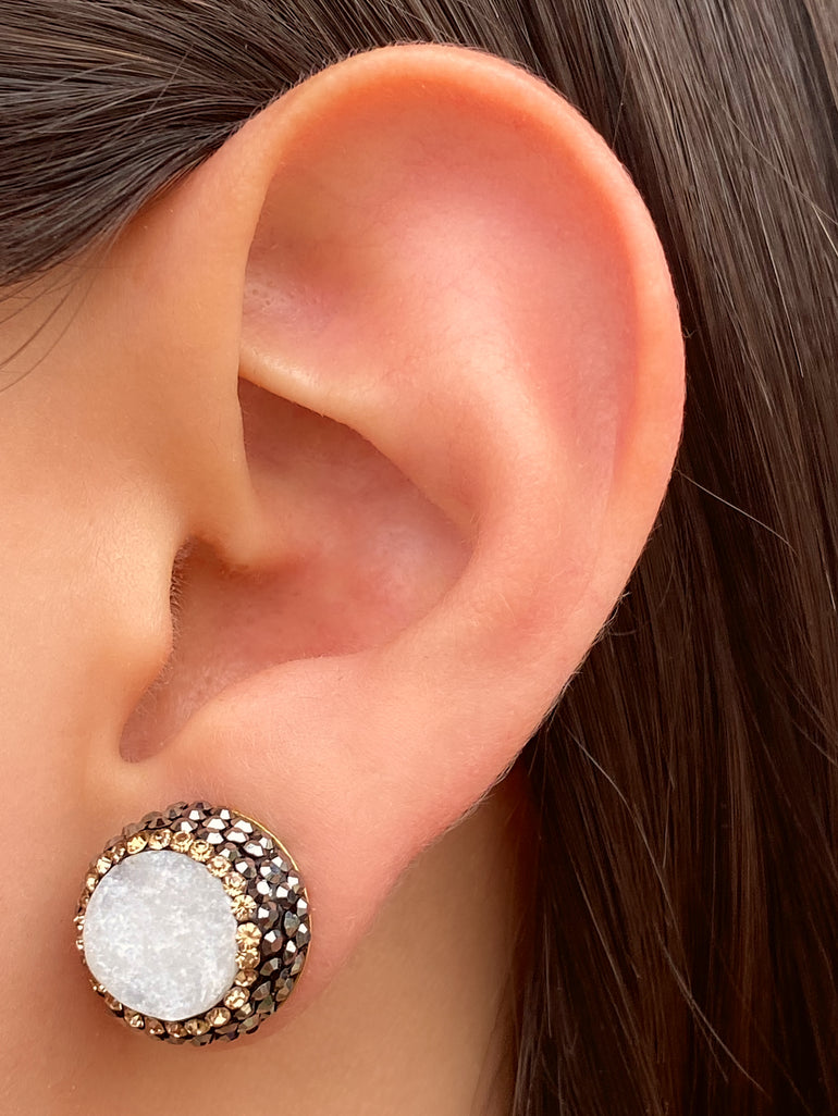 Par Minis Cuarzo Blanco