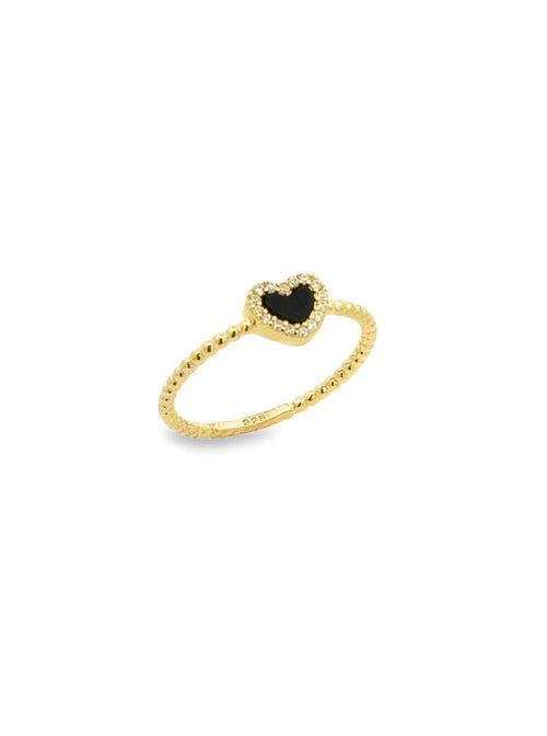 Anillo Corazon Zirconias