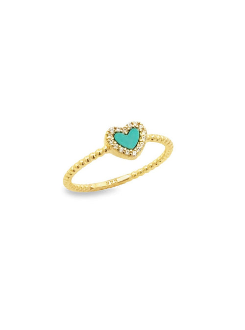 Anillo Corazon Zirconias