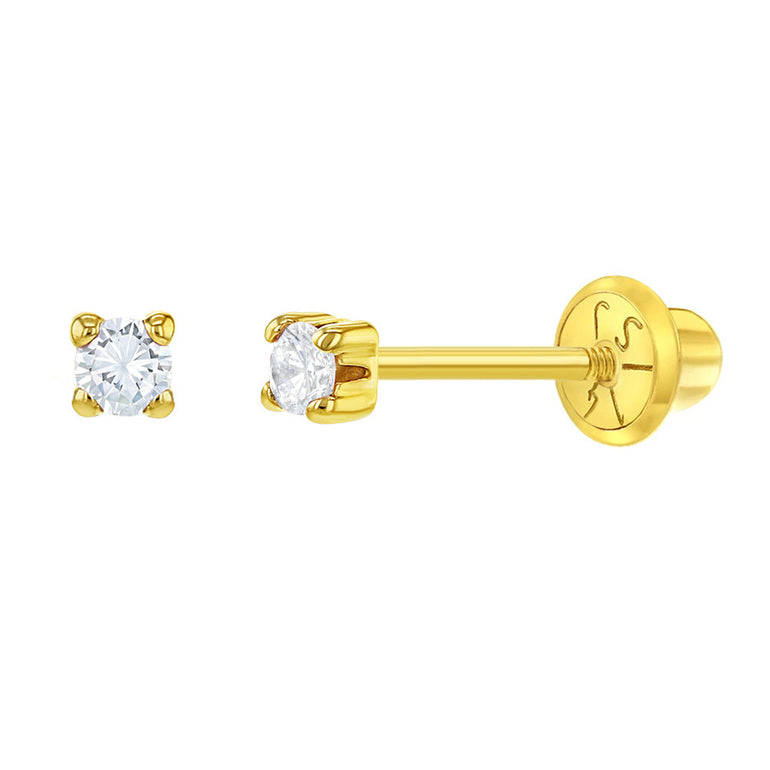 Broquel Zirconia Oro 14k