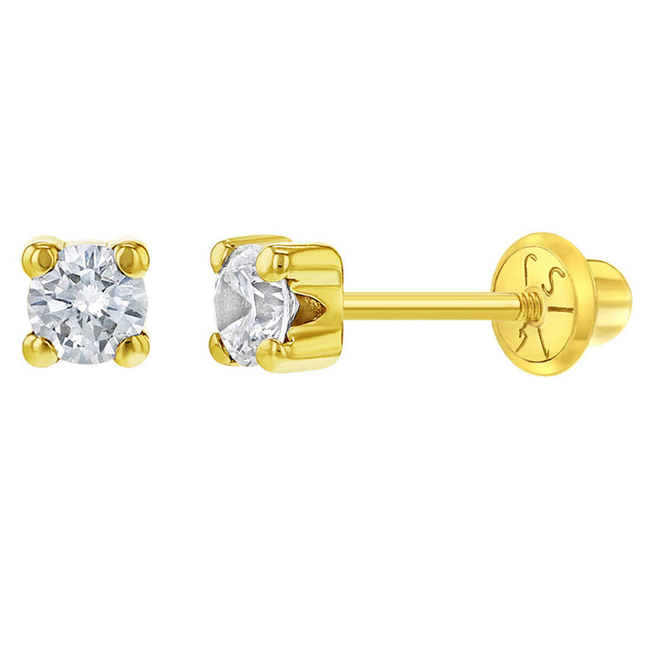 Broquel Zirconia Oro 14k