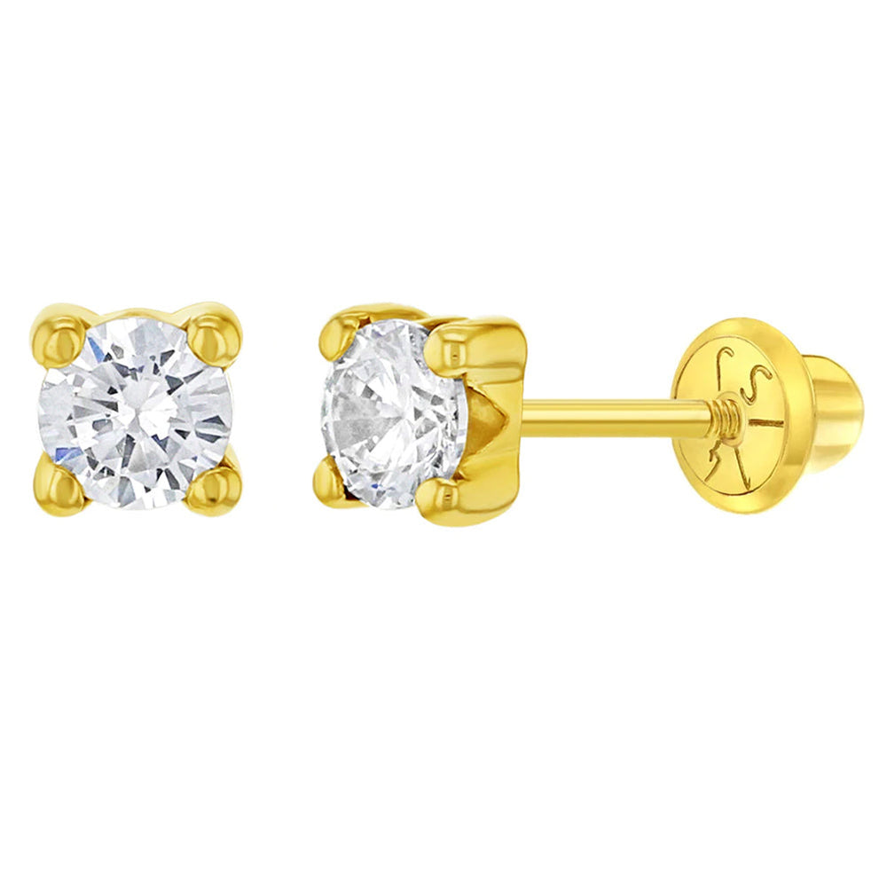 Broquel Zirconia Oro 14k