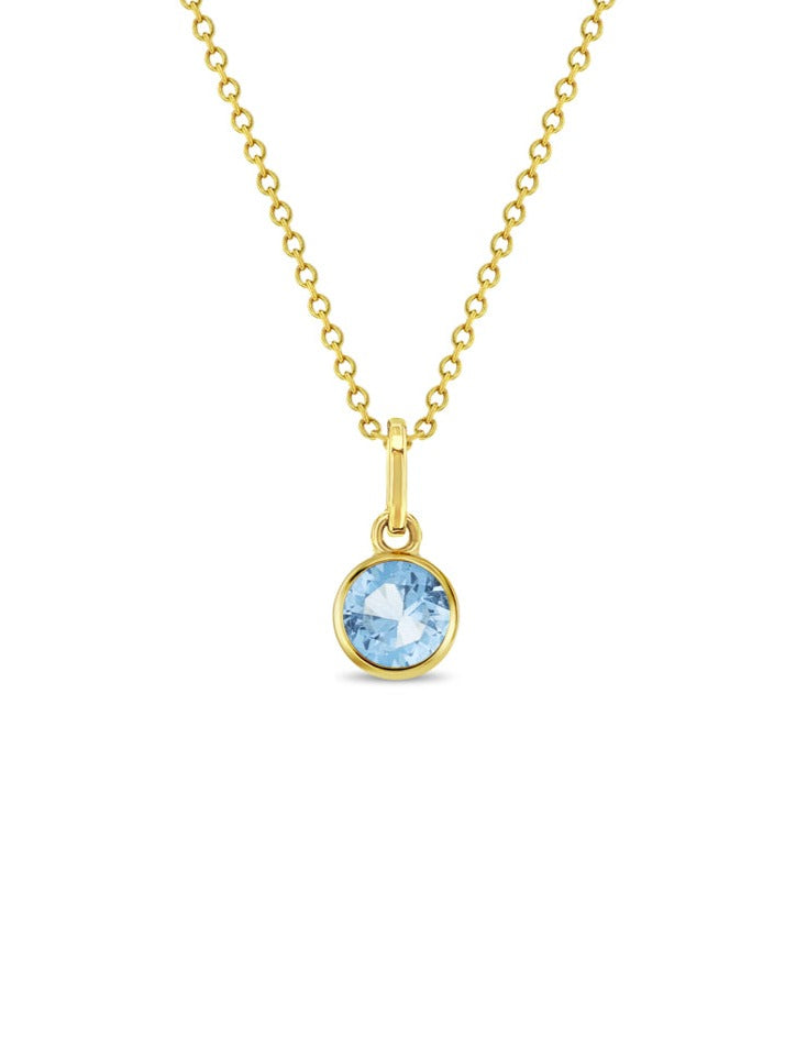 Collar Birthstone Oro 14k