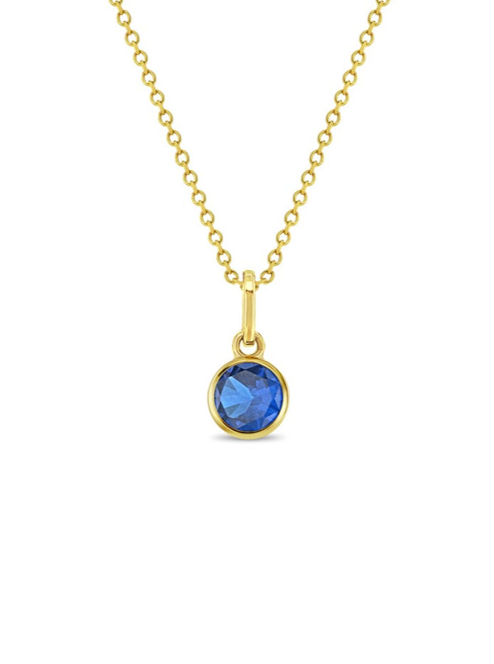 Collar Birthstone Oro 14k