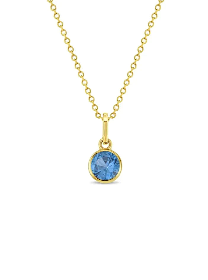 Collar Birthstone Oro 14k